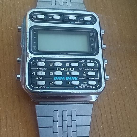 casio Data Bank Other - 1984 CASIO CD-401 -Very first Data-Bank watch